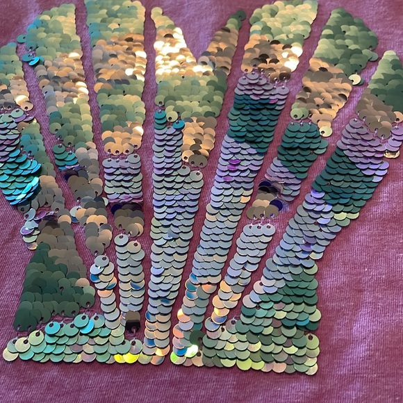 Cat & Jack Girls Sequin Shell Tank Top - Picture 4 of 5